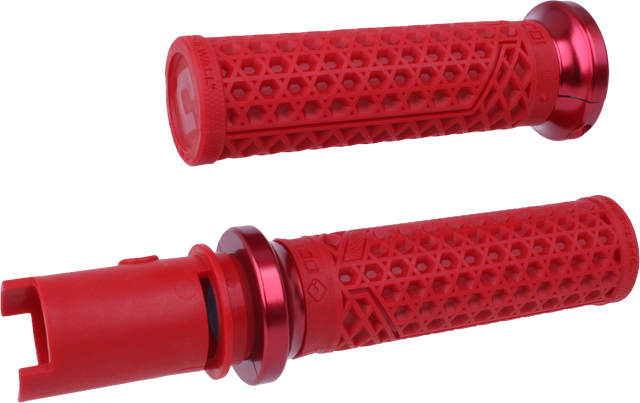 Van'S Lock-On Grips Dark Red/Red Cvo `23-24 - 206-40136 - ODI Grips