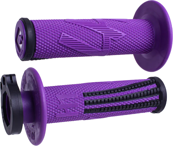 Emig Pro V2 Lock-On Grip Purple / Black - 206-1270 - ODI Grips