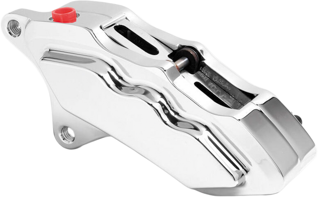 6 Pist Diff Front Caliper L/H Chrome 00-Up W/ 11.5" Rotor - 750-04062 - Hawg Halters Inc