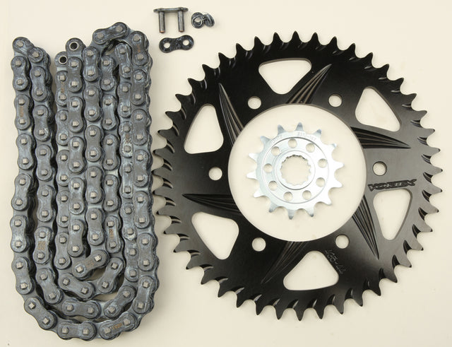 Sprocket/Chain Kit Stl/Alu 14/44t Blk Sx3 520-112l Blk - 3-CK6381 - VORTEX
