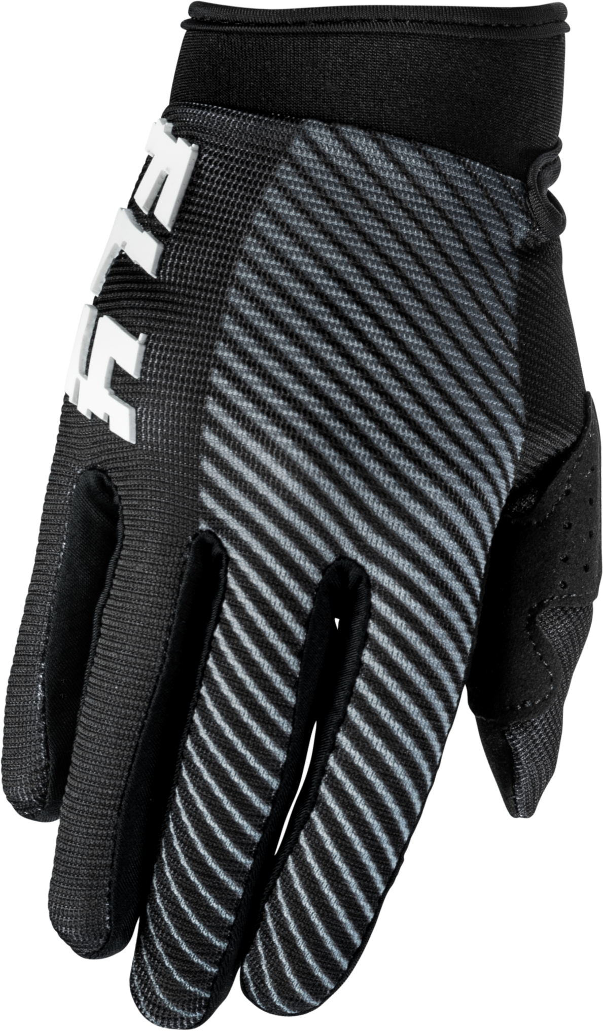 Youth F-16 Gloves Black/White Yl - 379-210YL - Fly Racing
