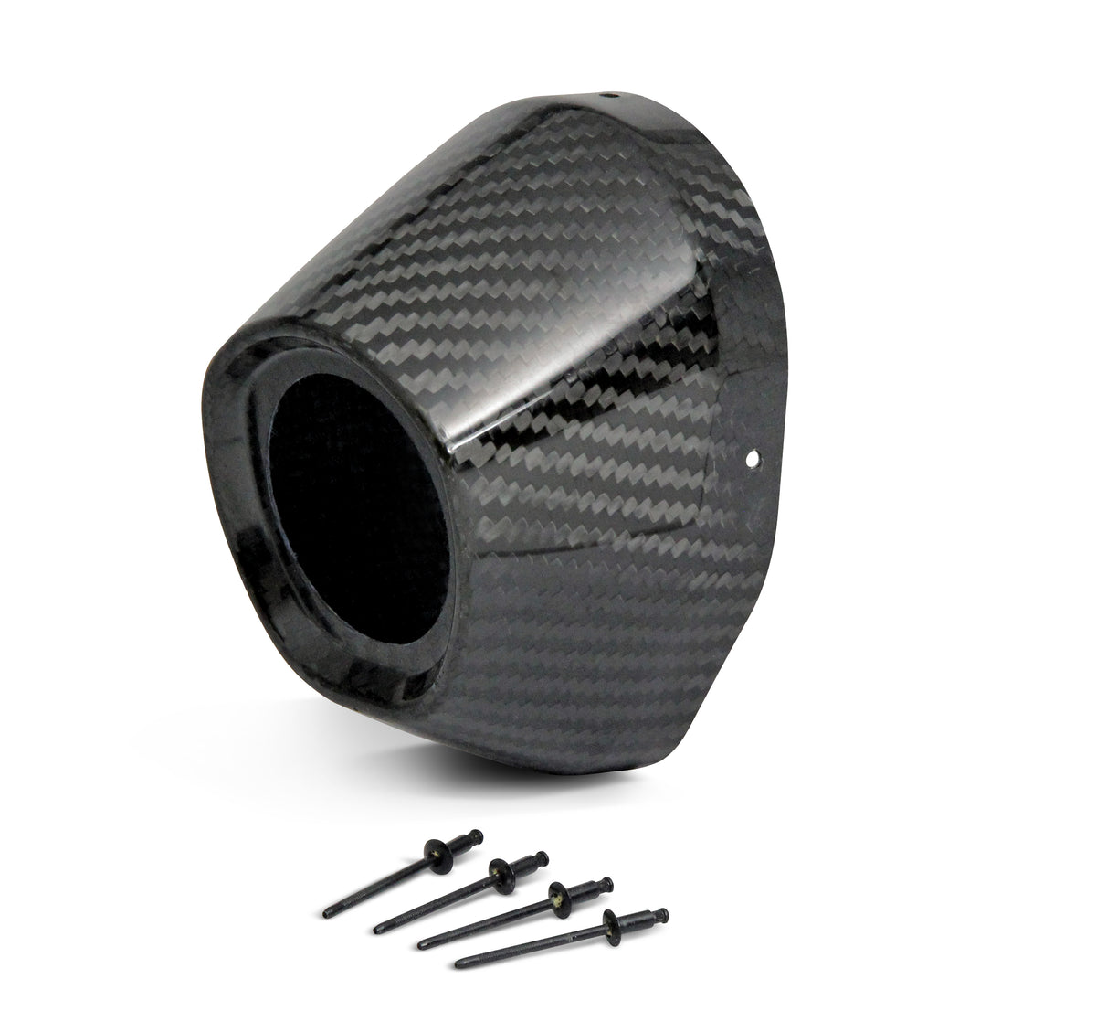 Carbon End Cap 3.5" Hole 1 3/4 Ti5/Ti6 Cap/Rivets - 794-9017 - Pro Circuit
