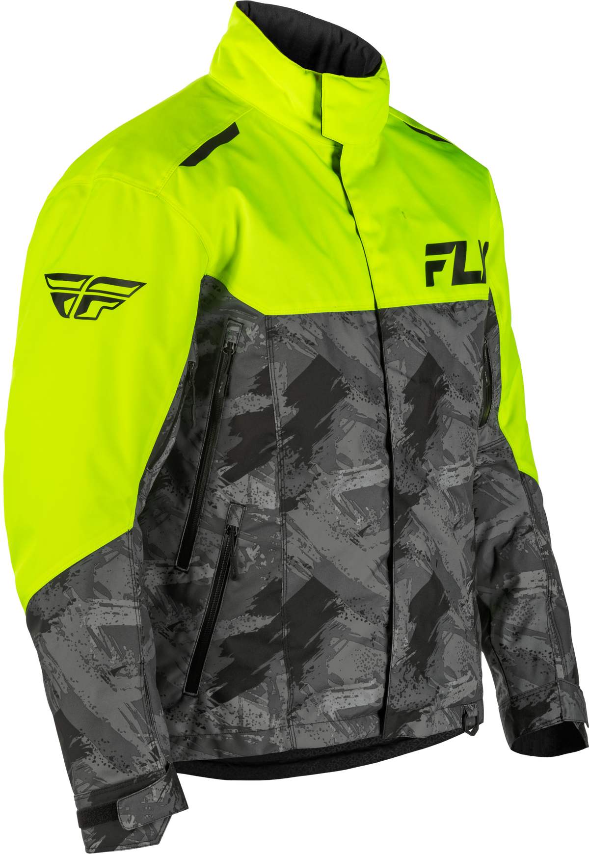 Snx Pro Jacket Hi-Vis/Black 2x - 470-54072X - Fly Racing