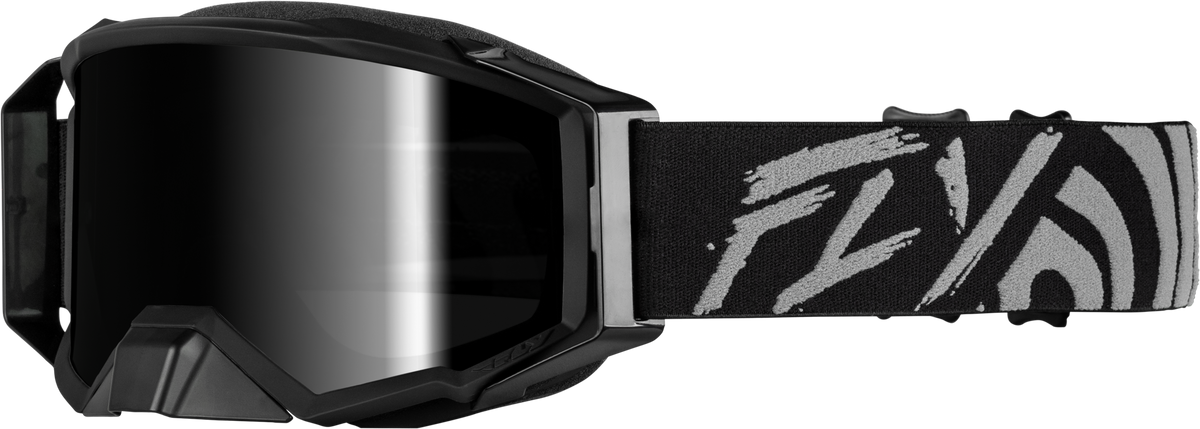 Zone Elite Goggle Grey/Black W/Dark Smoke Hydrophoc Lens - 37-5518 - Fly Racing