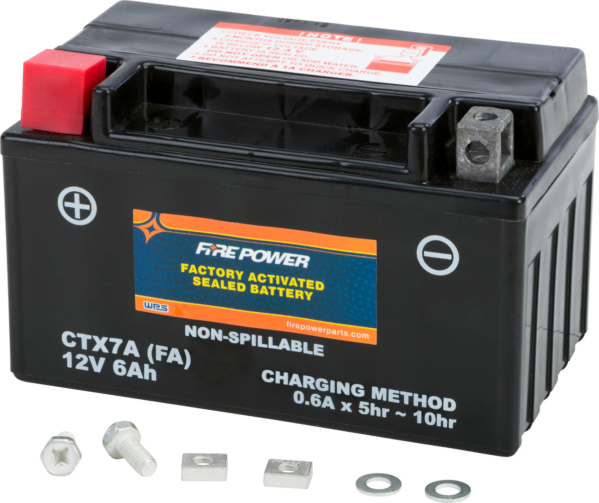 Battery Ctx7a Sealed Factory Activated - 49-2249 - Fire Power