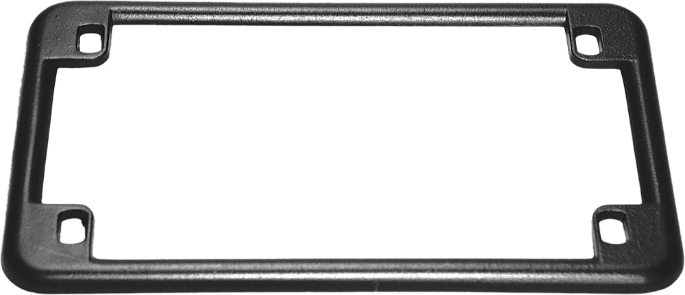 License Frame Black 4 1/8" X 7 1/4" - 56-4054BK - Emgo