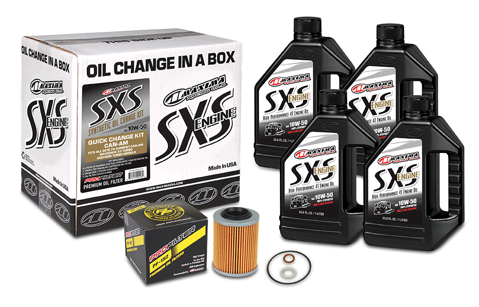 Sxs Canam Oil Quick Change Kit 10w50 W/ Oil Filter - 78-90136 - Maxima