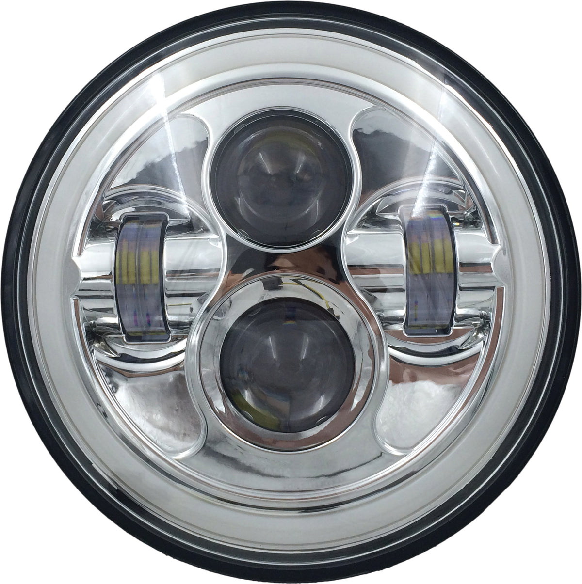 High Definition 7" Led Headlig Full Halo Chrome - 226-0029 - Pathfinder