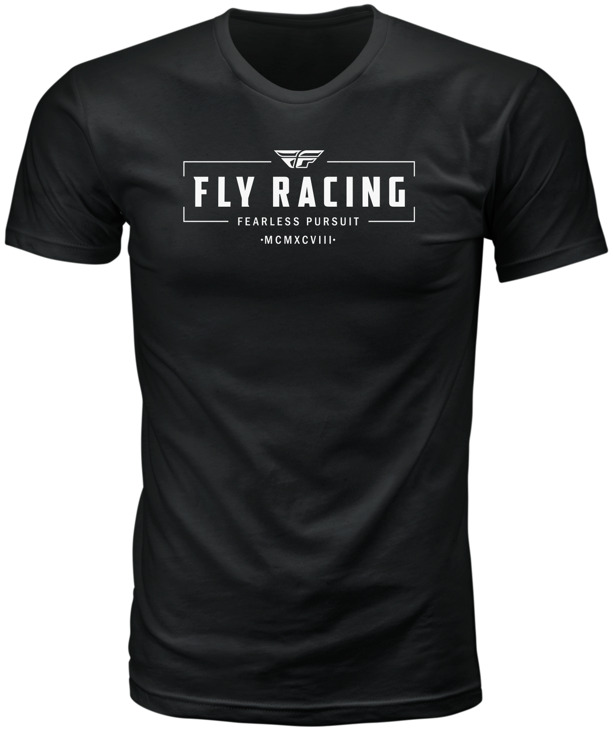 Fly Motto Tee Black Lg - 352-0060L - Fly Racing