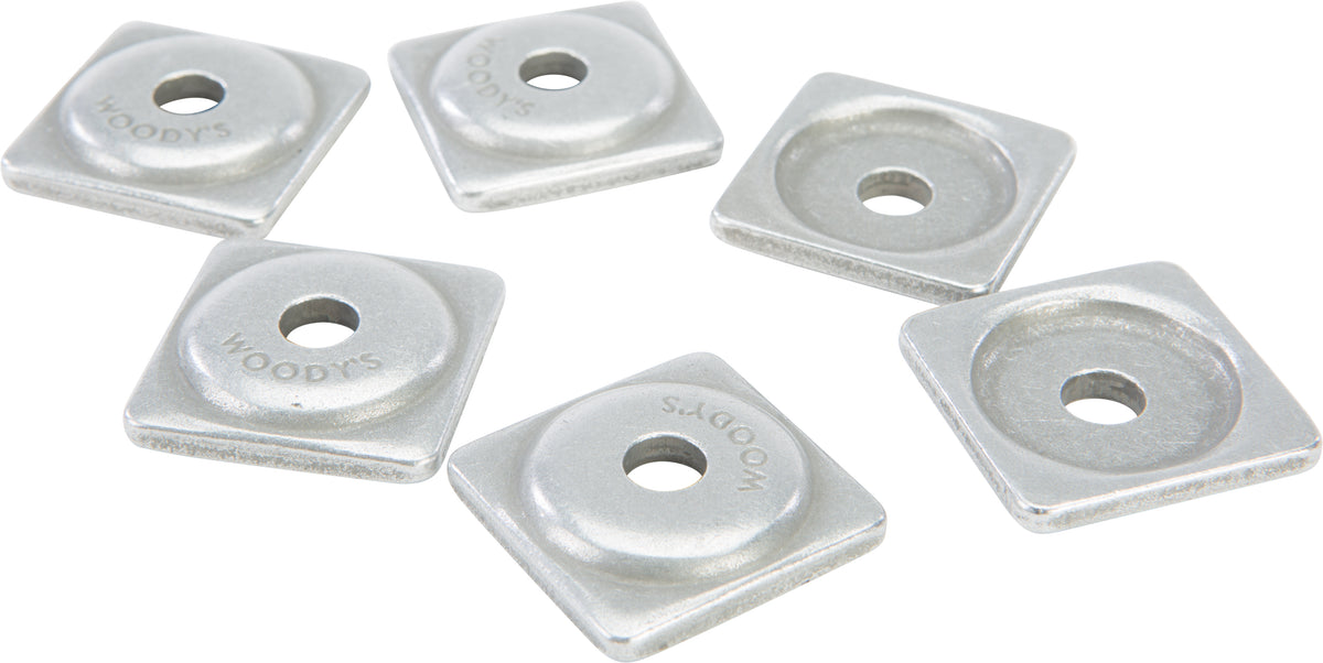 Digger Support Plate Square Alum. 6/Pk - 18-1091-6 - Woodys