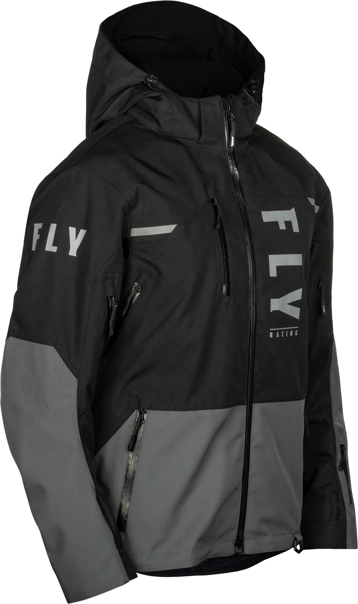 Carbon Jacket Black/Grey 3x - 470-52053X - Fly Racing
