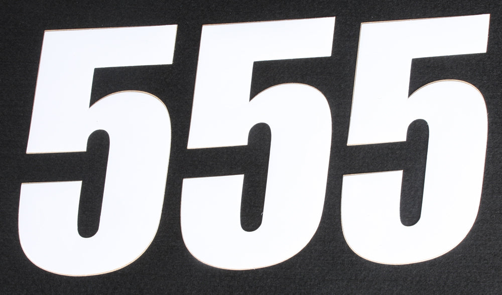 Number 5 White 6" 3/Pk - 862-165 - DCOR