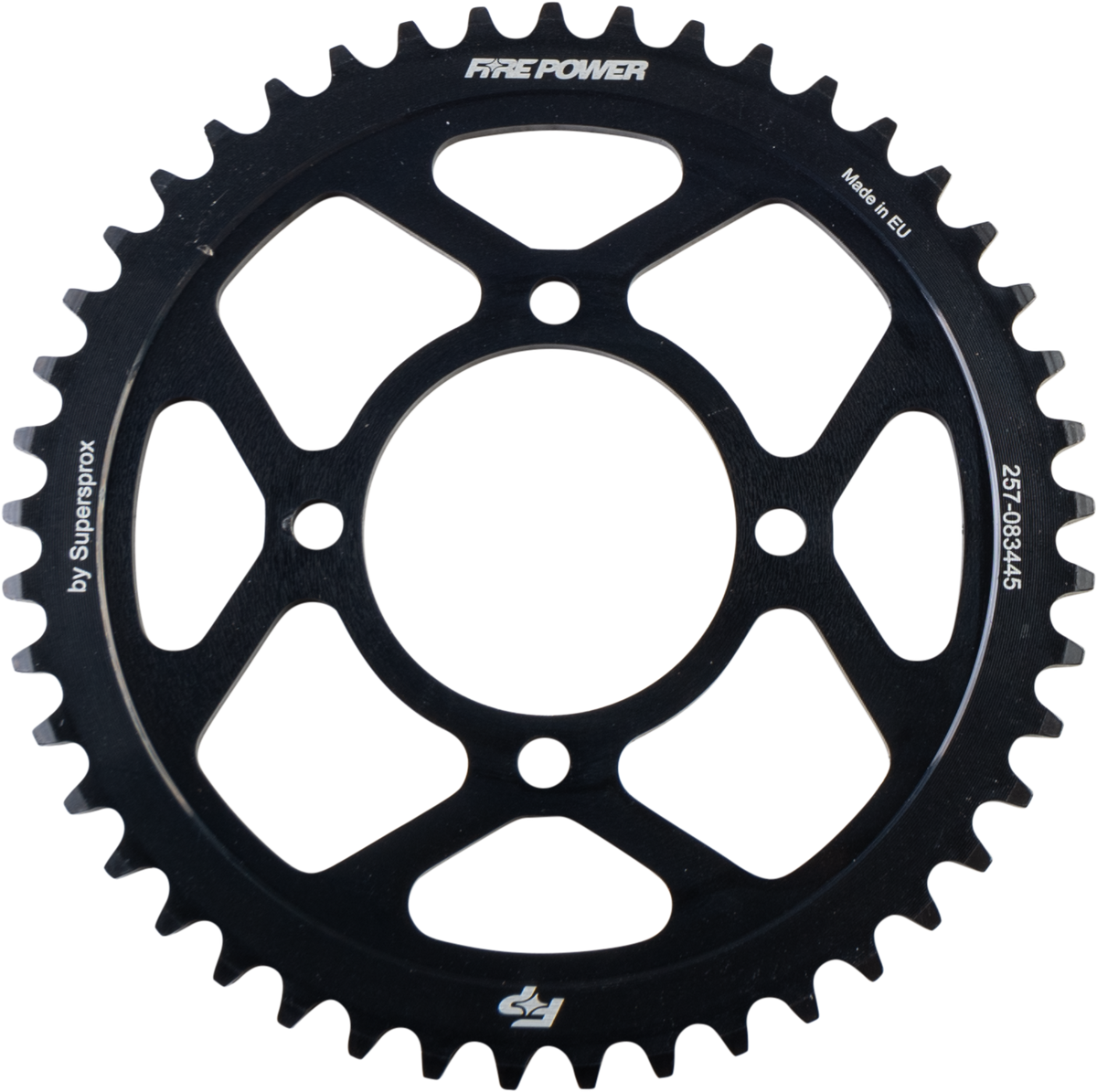 Rear Sprocket Steel 45t Blk - 257-083445 - Fire Power