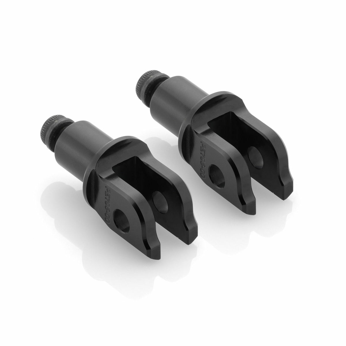 Footpeg Mount Kit Rider Black Pr - 58-PE795B - RIZOMA