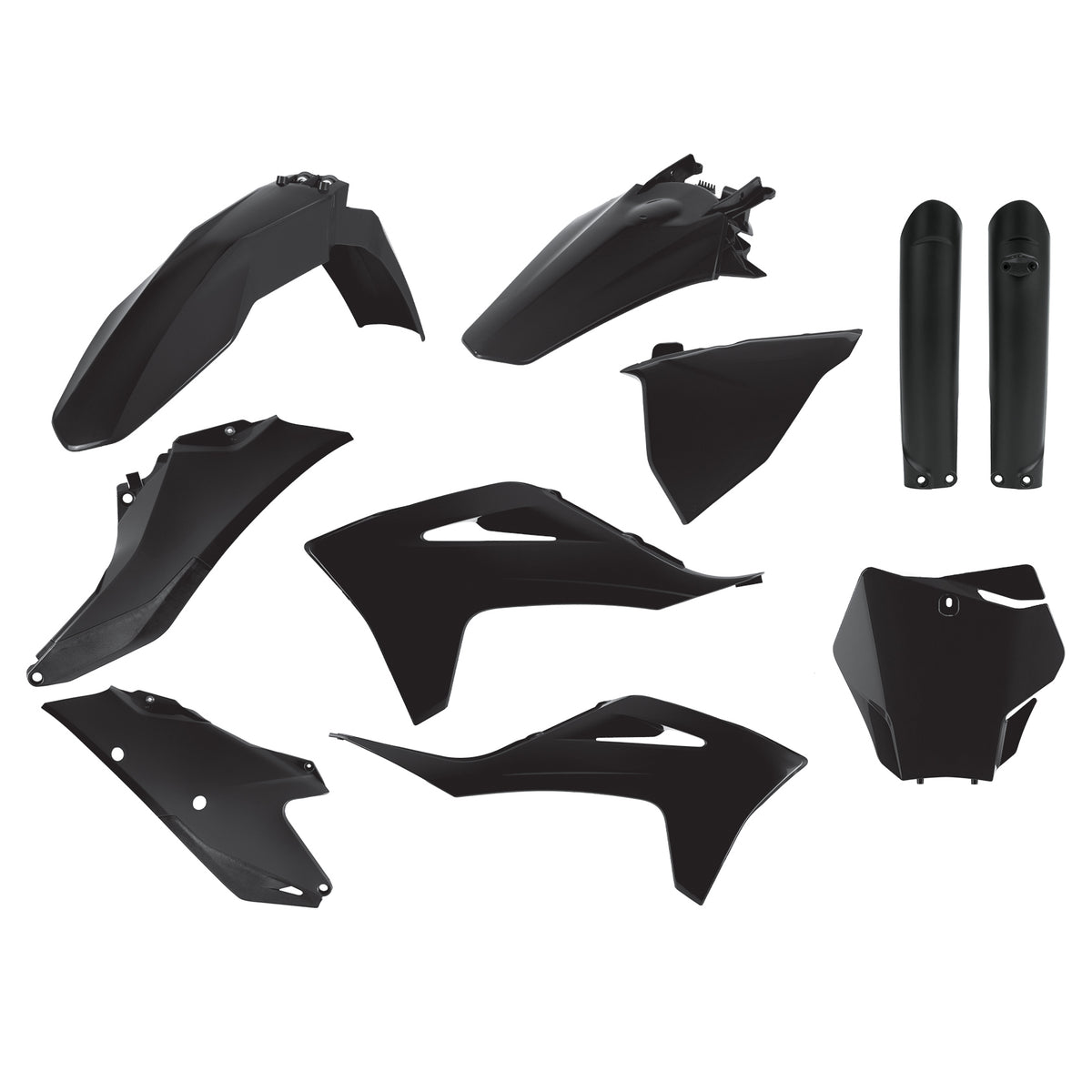 Full Mx Kit Black Gas - 64-91066 - Polisport Plastics
