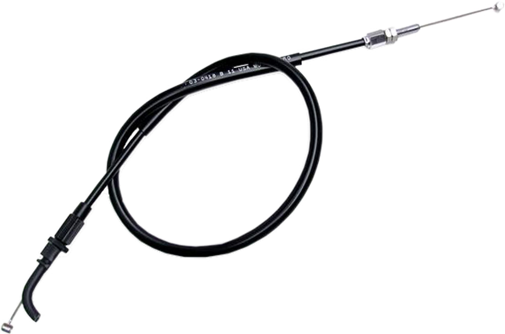 Black Vinyl Throttle Pull Cable - 70-3418 - Motion Pro