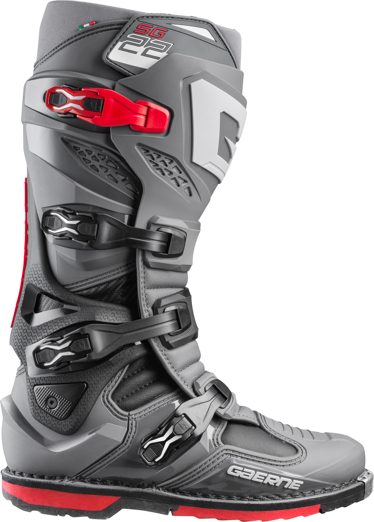 Sg22 Boots Anthracite/Black/Red Sz 13 - 480-65013 - Gaerne