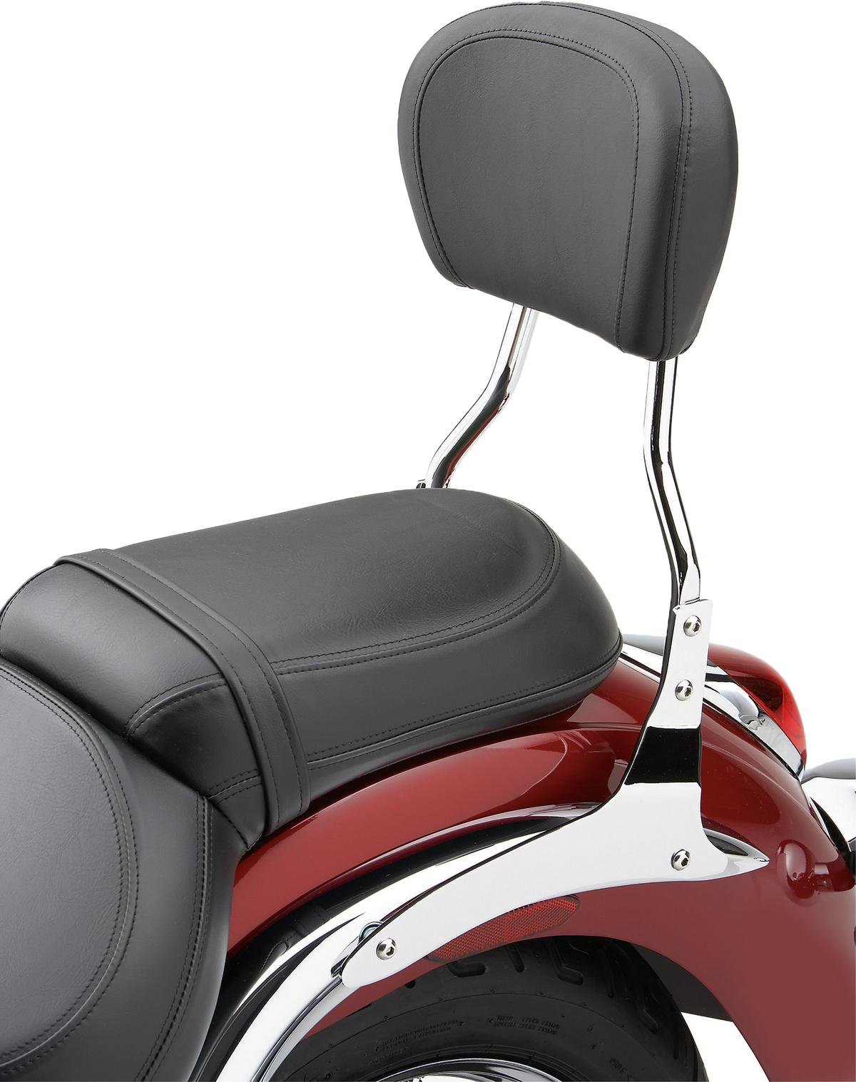 Short Round Sissy Bar W/Pad Chrome Yam Road Star 1600/1700 - 82-97456 - Cobra