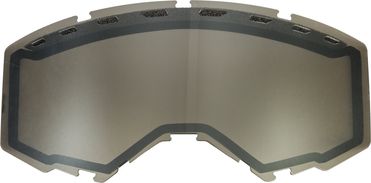 Dual Lens With Vents Adult Silver Mirror/Smoke - 37-5453 - Fly Racing