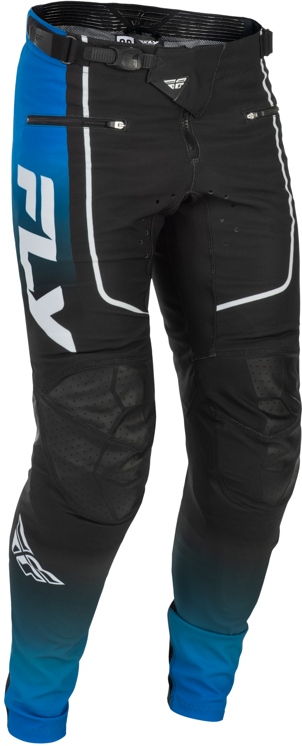 Youth Rayce Bicycle Pants Blue/Black/White Sz 20 - 379-06120 - Fly Racing