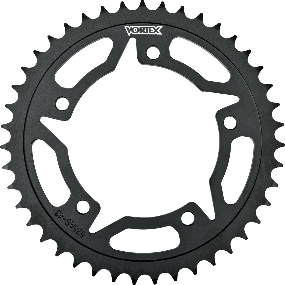 Rear Sprocket Steel 45t-520 Blk Suz/Tri - 3-526AS45 - VORTEX