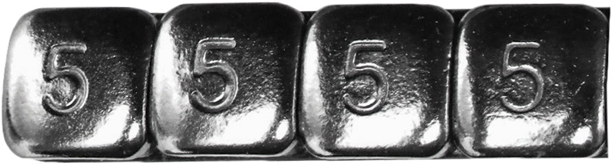 Wheel Weights 5 Gram Chrome 360 Piece/Box - 232-3499 - K&L
