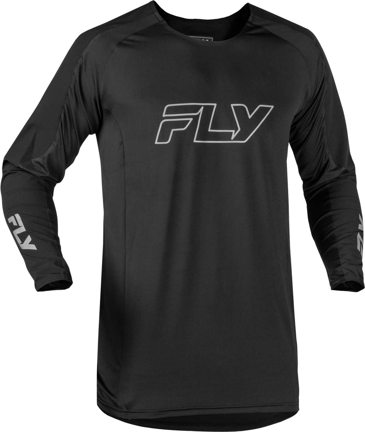 Patrol Elite Jersey Black/Grey Sm - 380-760S - Fly Racing