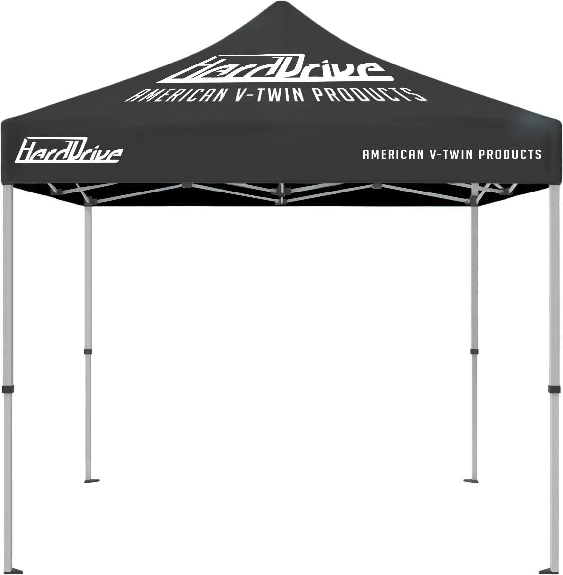 Canopy Top 10' X 10' Black W/ White Logo - 810-9916 - HardDrive