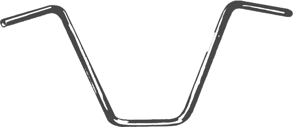 1" Handlebar Ape Hanger 16" Rise - 62-9580C - Fire Power
