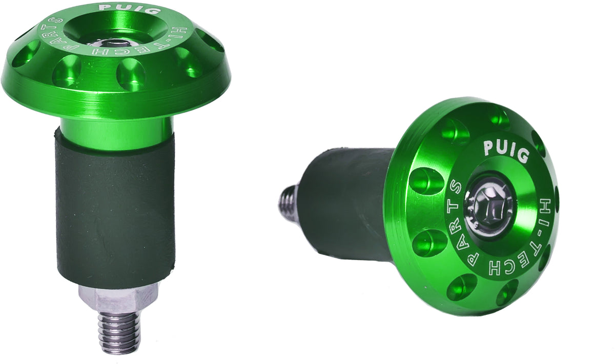 Bar Ends Race Universal Green Pair - 561-06222GR - PUIG