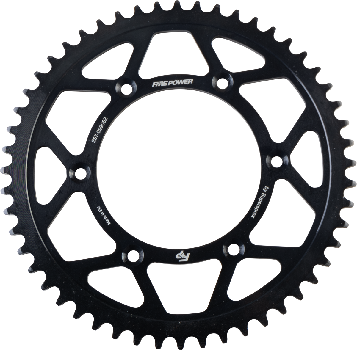 Rear Sprocket Steel 52t Blk - 257-099052 - Fire Power