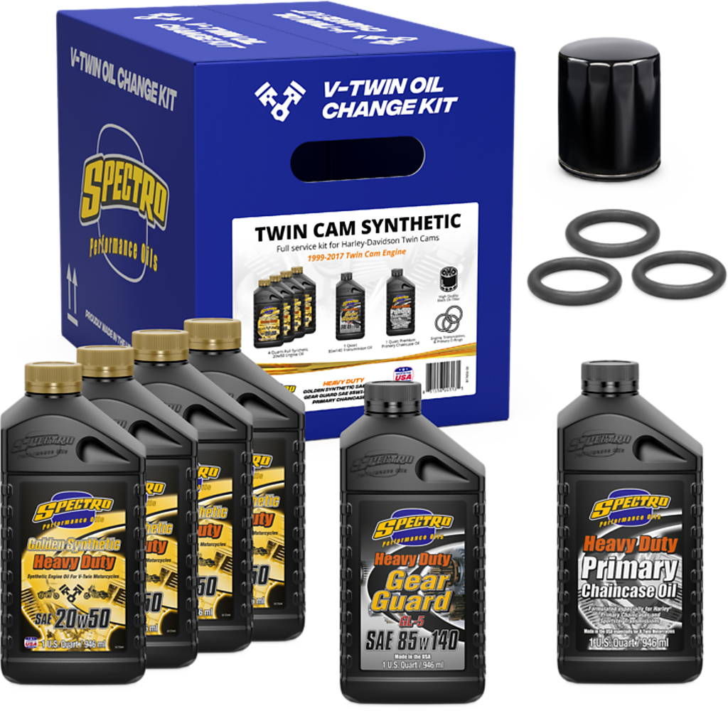 V-Twin Full Oil Service Kit Tc Synthetic - 582-06004 - Spectro