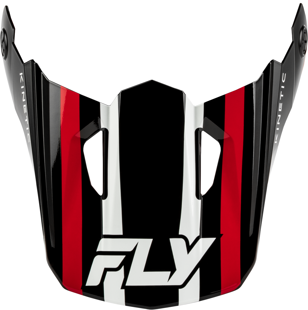 Kinetic Sync Helmet Visor Black/Red/White Md/Lg - 73-2002VM - Fly Racing