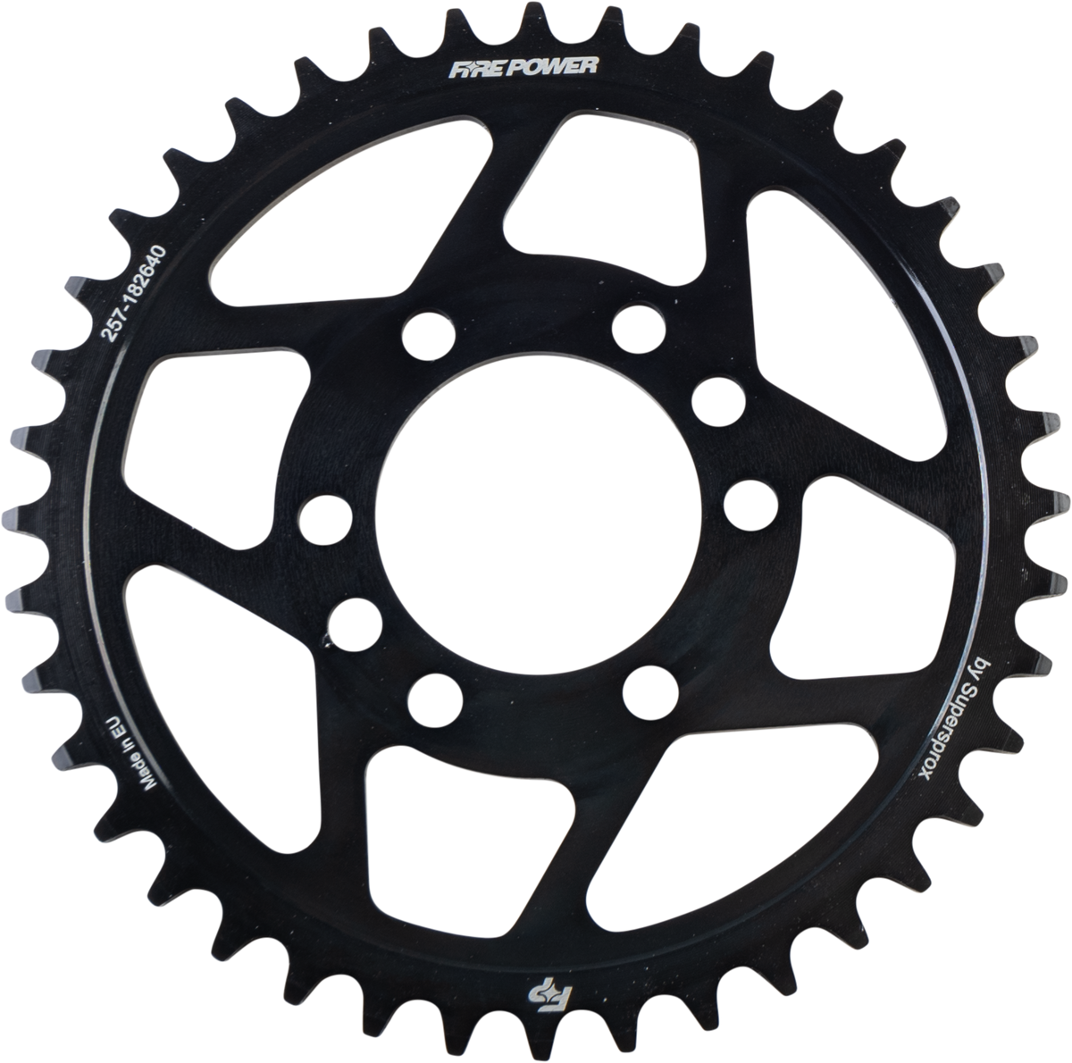 Rear Sprocket Steel 40t Blk - 257-182640 - Fire Power