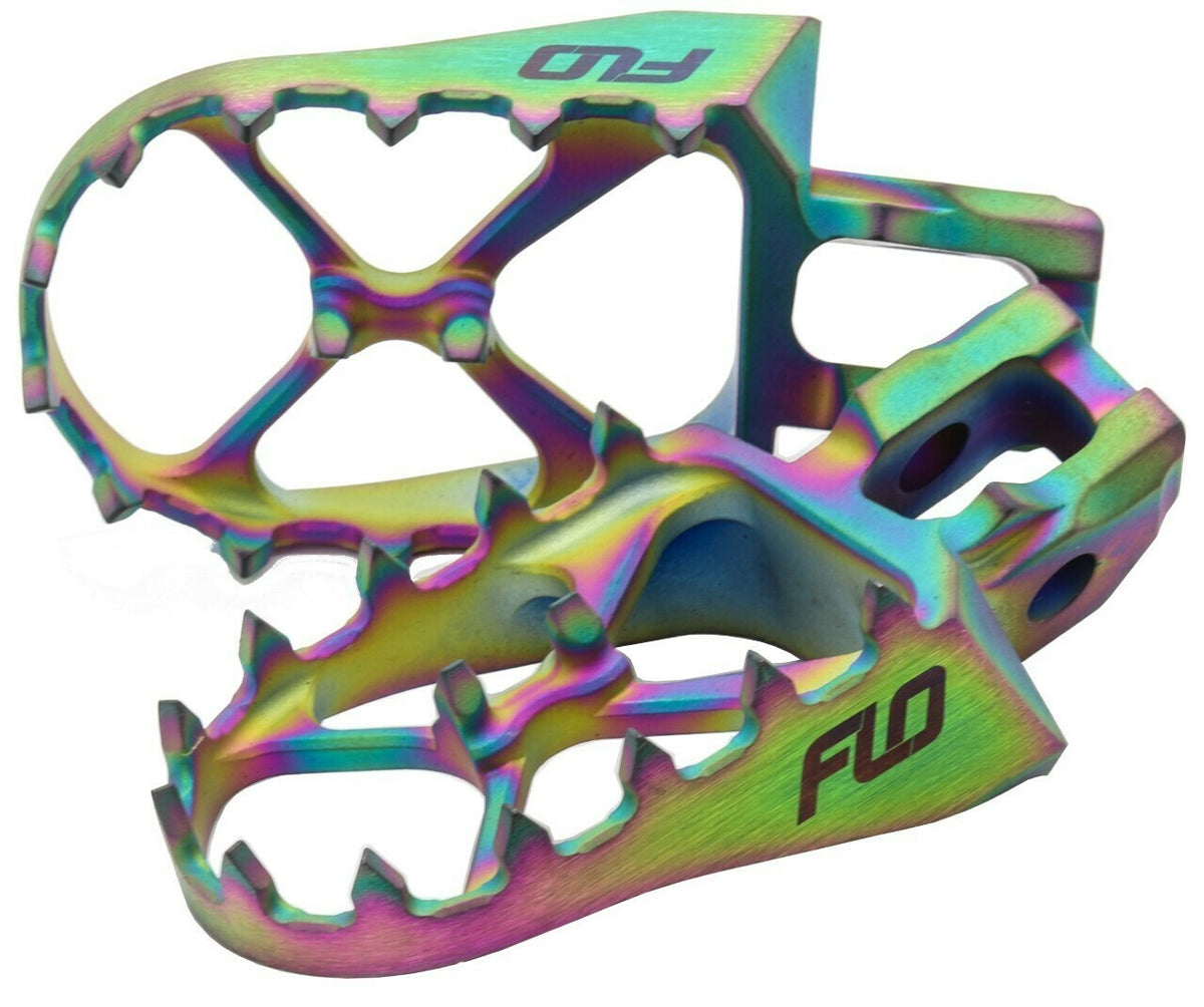 Titanium  Foot  Pegs Jet  Fuel  Yam - 122-8044T - Flo Motorsports