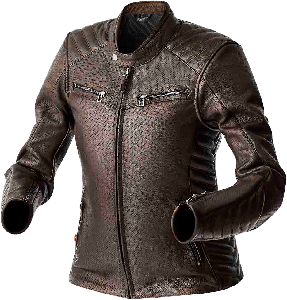 Womens Roadster Air D3o Jacket Brown Leather 3xl - 556-3644120 - RST