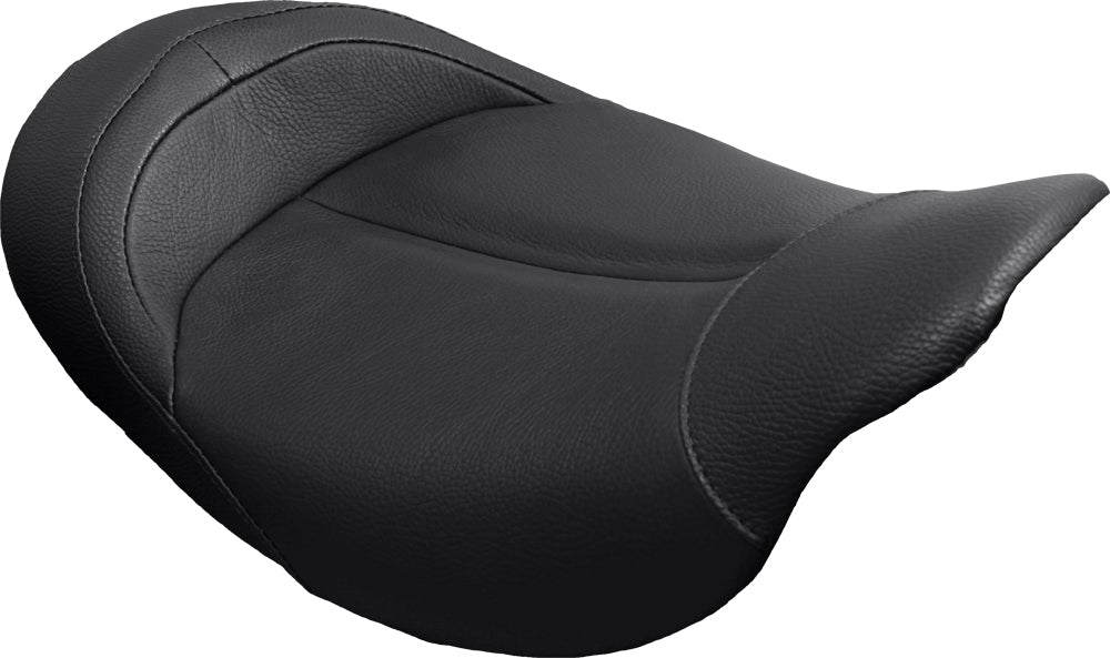 Minimal Ist Solo Leather Seat Flh/Flt `08-Up - 830-0112 - Danny Gray