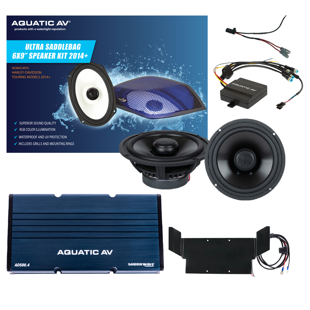 Ultra Speaker Kit Flht `98-13 - 94-1332 - Aquatic AV