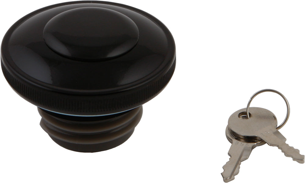 Gas Cap Screw-In W/Lock&Cover Vented Black - 820-2307 - HardDrive