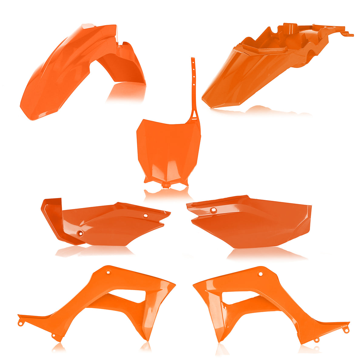 Full Plastic Kit Hon Orange - 28619-35226 - Acerbis