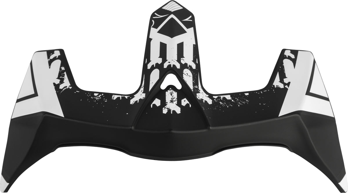 Revolt Rear Spoiler Patriot White/Black - 73-88449 - Fly Racing