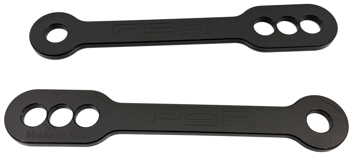 Lowering Link Stk/2"/4" Drop Black Suz - 581-5751BK - PSR