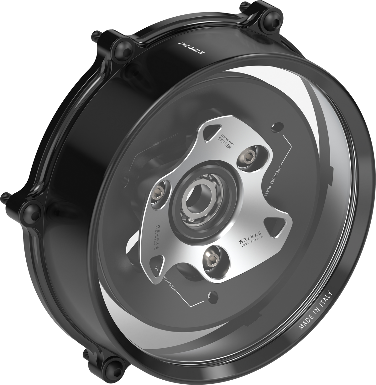 Clutch Cover Silver Duc V4 - 58-ZDM181A - RIZOMA