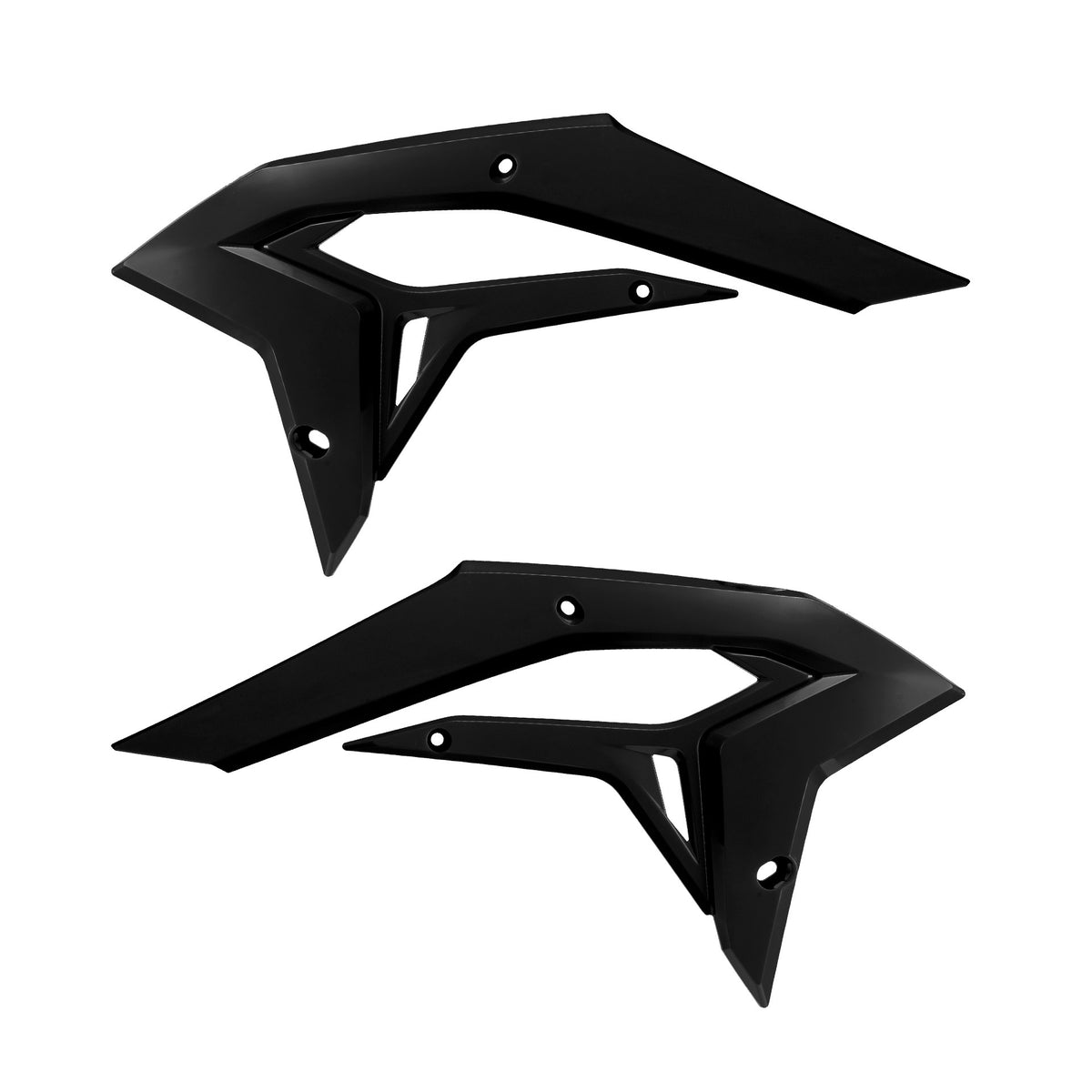 Radiator Shrouds Black - 64-861191 - Polisport Plastics