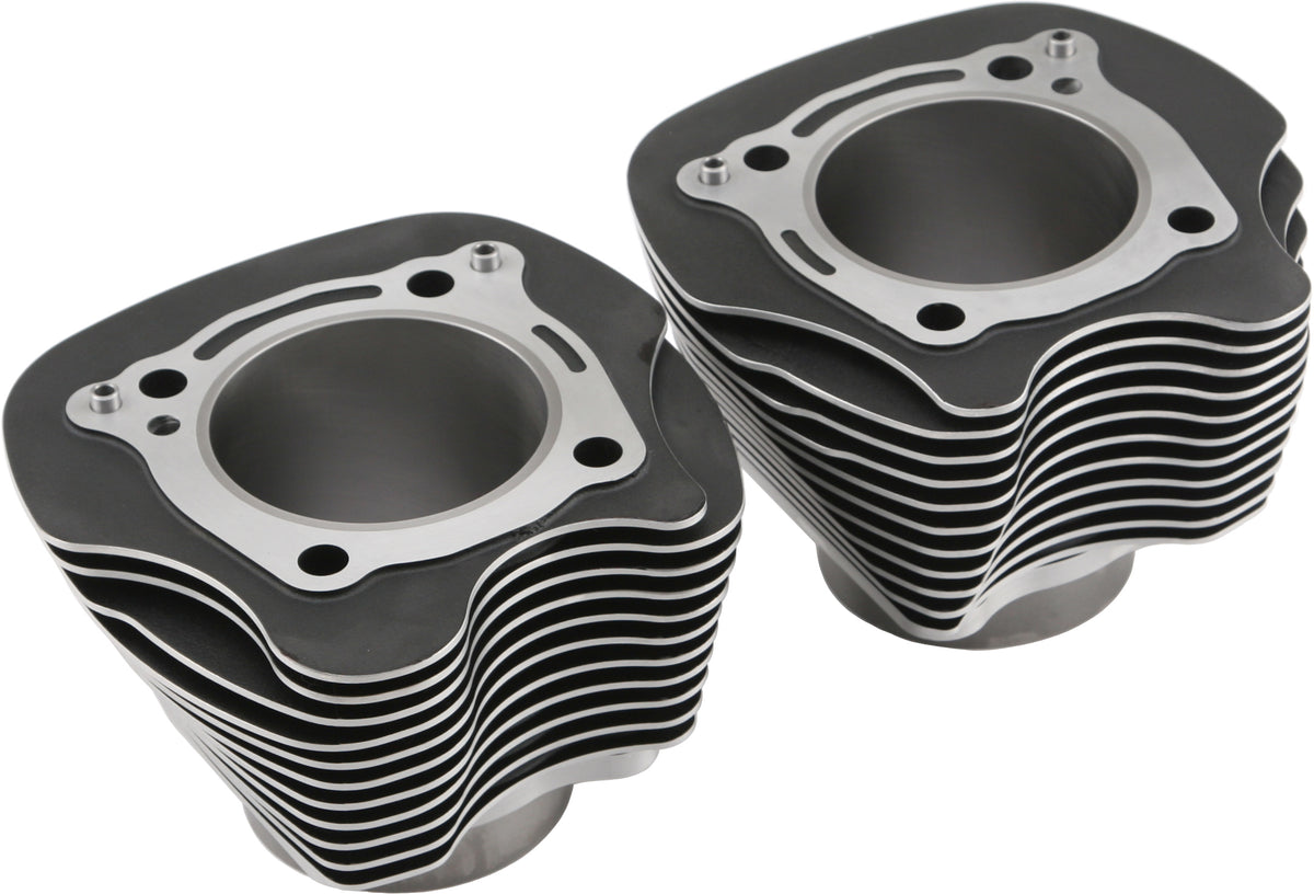 Big Bore Cylinder M8 124 Black W/Machined Fins  Pr - 820-51548 - HardDrive