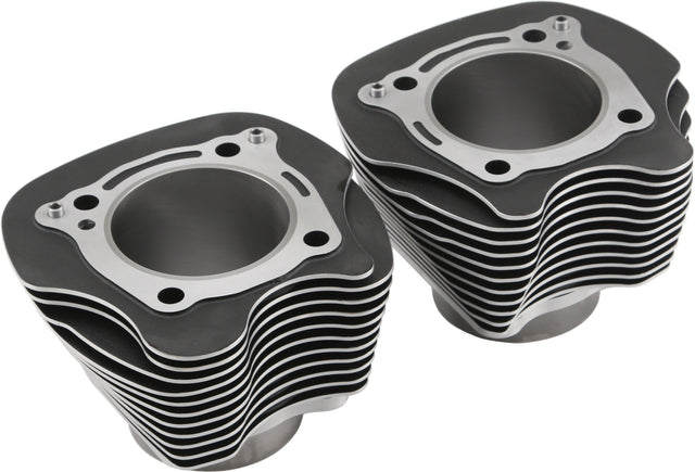 Big Bore Cylinder M8 124 Black W/Machined Fins  Pr - 820-51548 - HardDrive