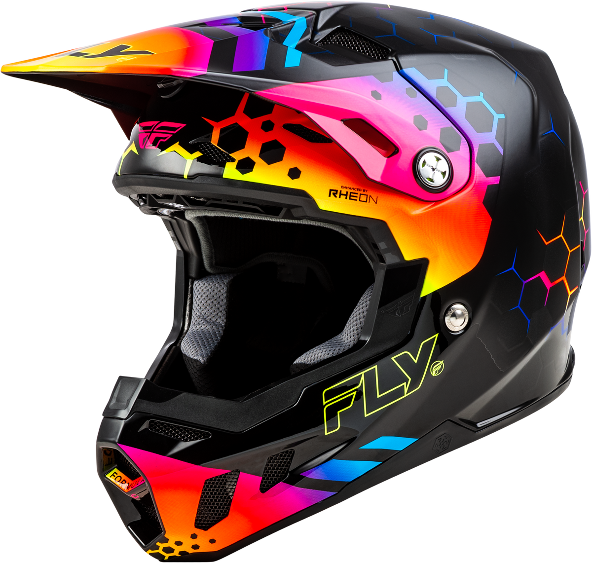 Formula Cc Tektonic Helmet Black/Sunset 2x - 73-43322X - Fly Racing