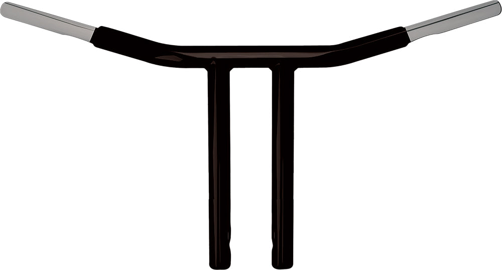 Chubby 12" Phsyco Drag Bar Satin Black - 830-0564B - Wild 1
