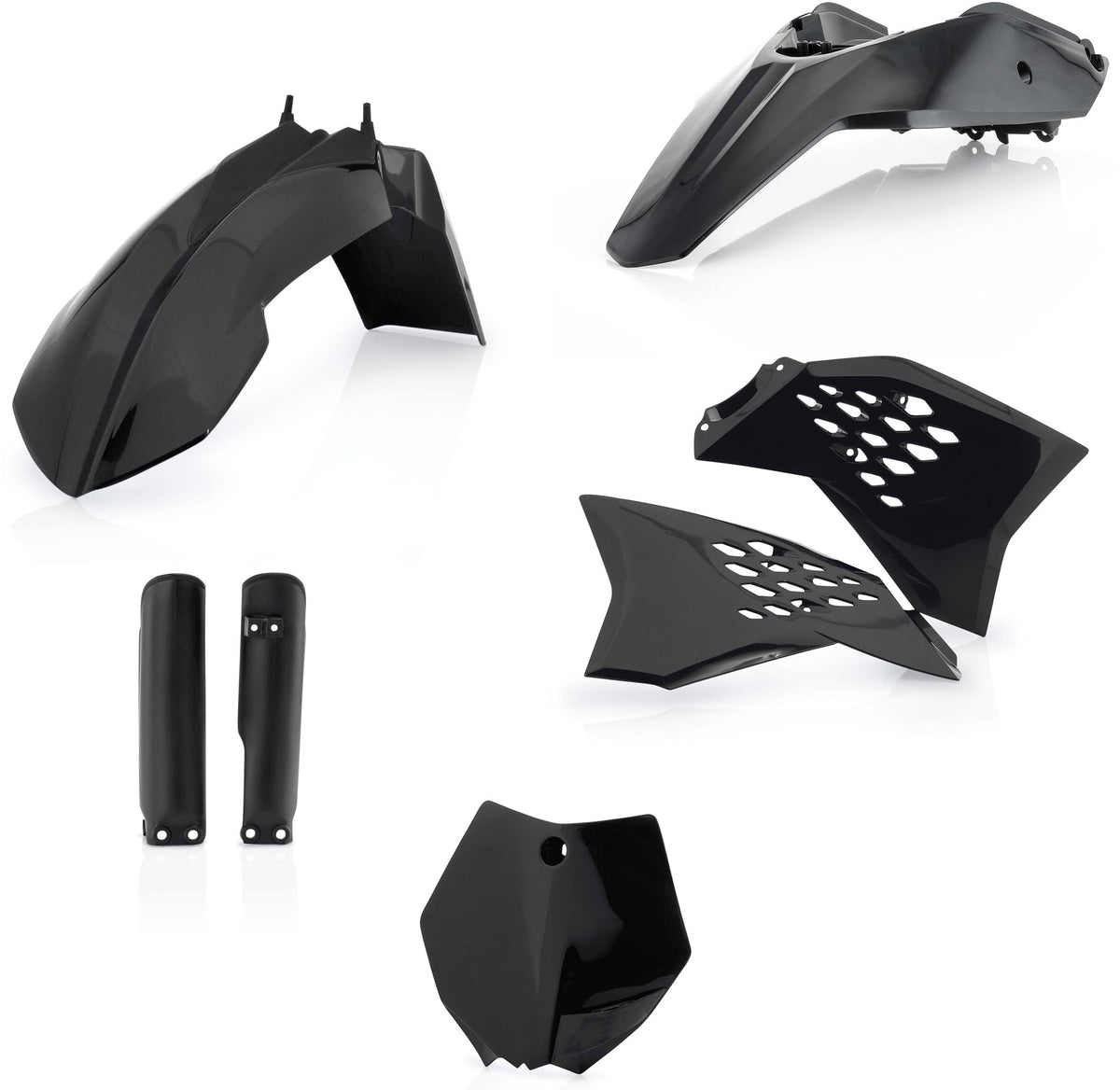Full Plastic Kit Black - 22530-40001 - Acerbis