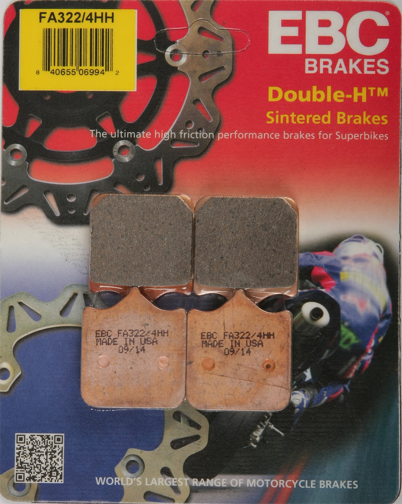 Brake Pads - 15-322/4H - EBC Motorcycle Brakes